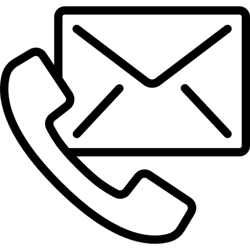 phone and mail icon